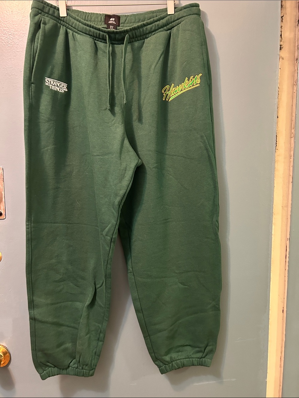 Men’s STRANGER THINGS Hawkins Jogger Sweatpants BRAND NEW WITH TAG